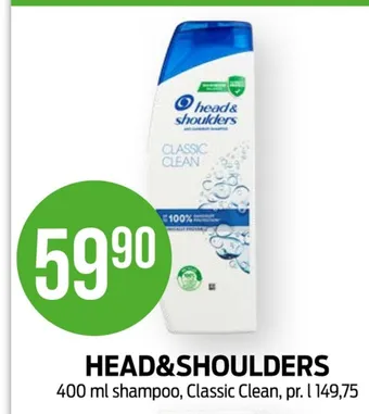 Kiwi Head&shoulders shampoo tilbud