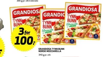 Bunnpris Grandiosa pizza tilbud
