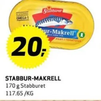 Bunnpris Stabburet makrell tilbud