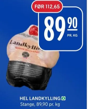 Rema 1000 Stange kylling tilbud