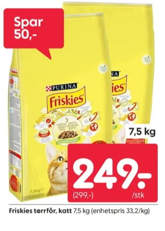 Rusta Friskies kattemat tilbud