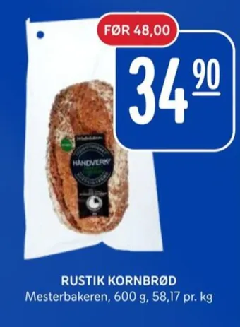 Rema 1000 Mesterbakeren brød tilbud