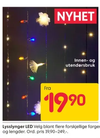 Rusta Ukjent lysslynge tilbud