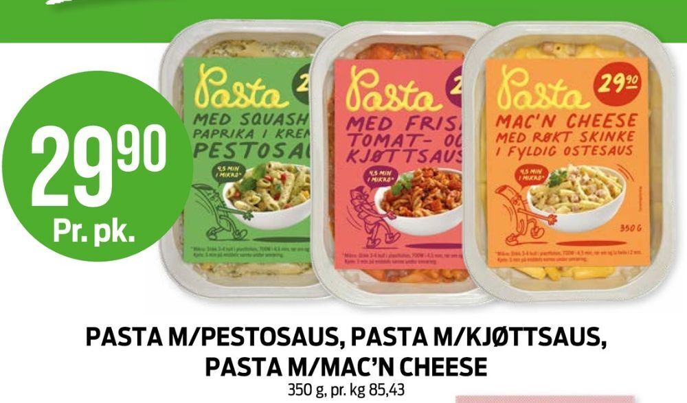 Kiwi Ukjent pastarett tilbud