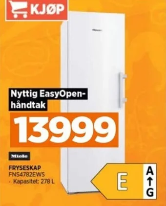POWER Miele KJØLESKAP KS4784EDWS tilbud