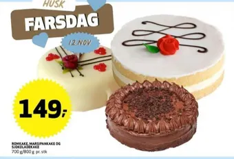 Bunnpris Ukjent kaker tilbud