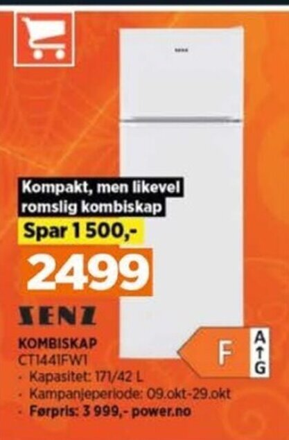 POWER KOMBISKAP CT1441FW1 tilbud