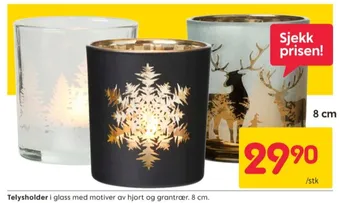 Rusta Ukjent telysholder tilbud