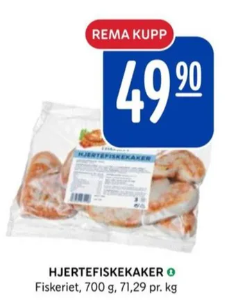 Rema 1000 Fiskeriet fiskekaker tilbud