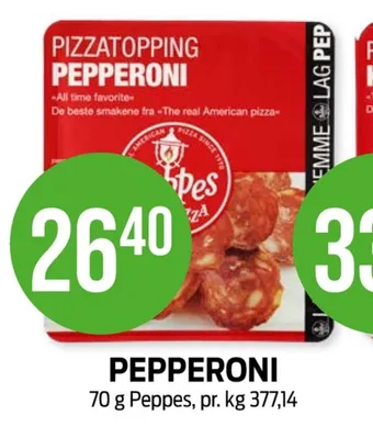 Kiwi Peppes pizza pepperoni tilbud