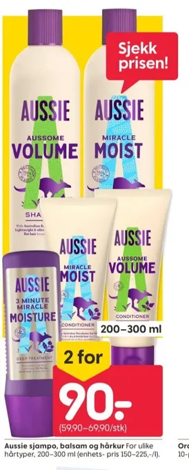 Rusta Aussie shampoo tilbud