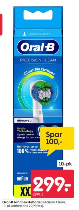 Rusta Braun oral-b børstehoder tilbud