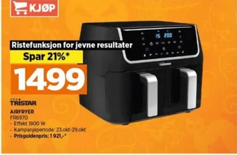 POWER AIRFRYER FR6970 tilbud
