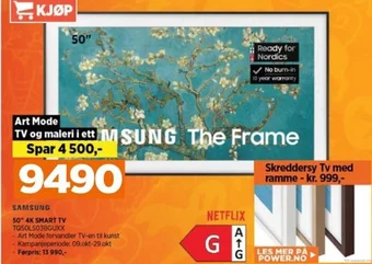 POWER 50" 4K SMART TV TQ50LS03BGUXX tilbud