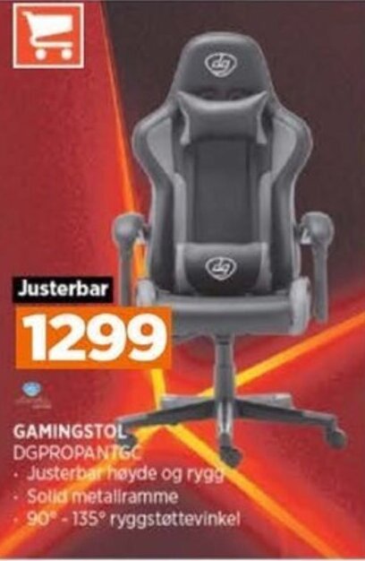 POWER GAMINGSTOL DGPROPANTGC tilbud