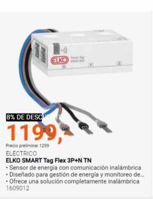 Elektroimportøren ELKO SMART Tag Flex 3P+N TN tilbud