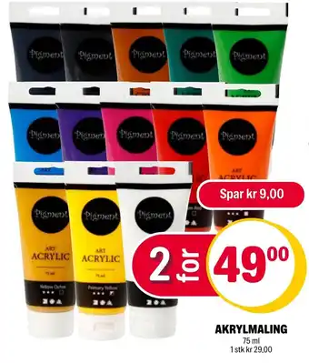 Coop Extra AKRYLMALING tilbud
