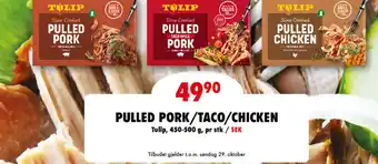 PULLED PORK/TACO/CHICKEN Tulip