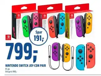 Coop Obs NINTENDO SWITCH JOY-CON PAIR tilbud
