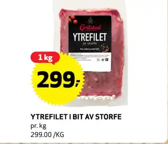 Bunnpris Ytrefilet bit av storfe tilbud