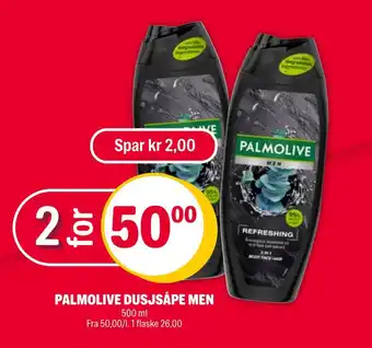 Coop Extra Palmolive dusjsåpe men tilbud