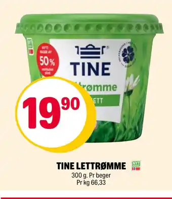 Coop Extra Tine lettrømme tilbud