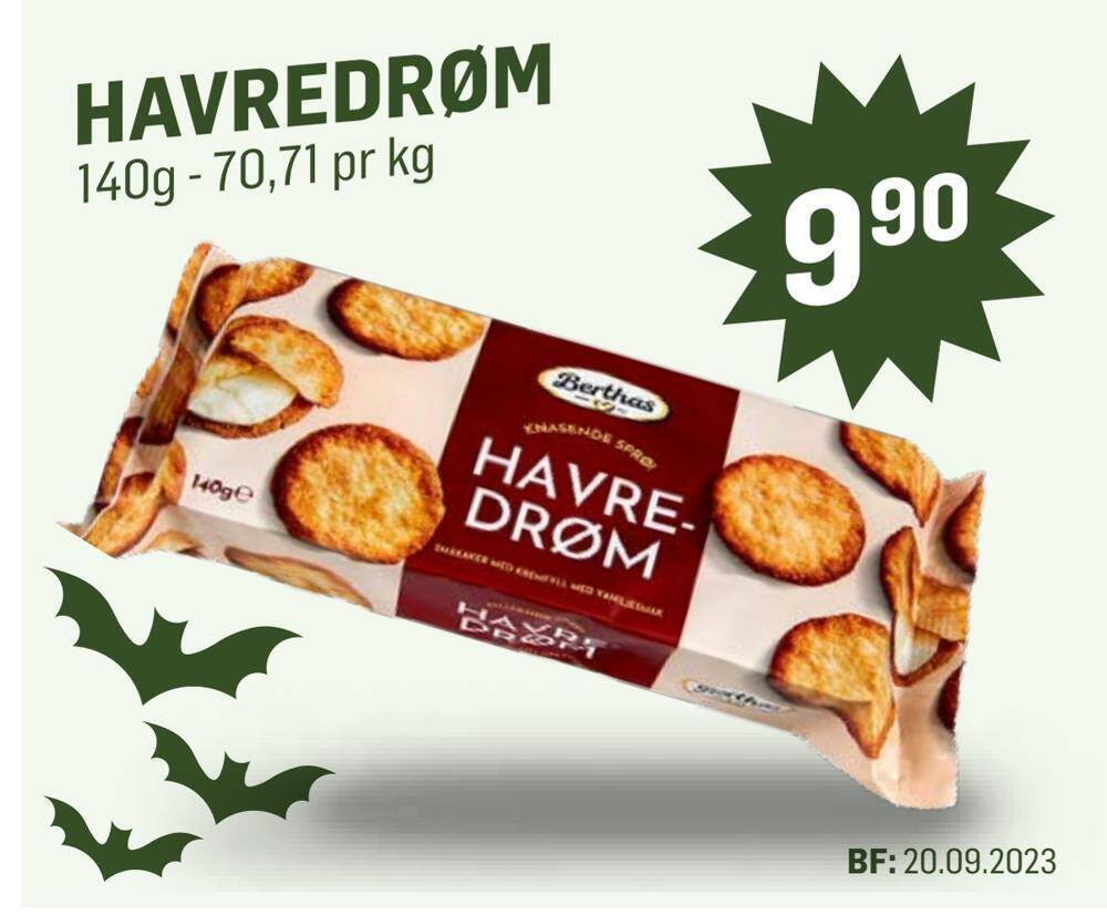 Holdbart Havredrøm tilbud