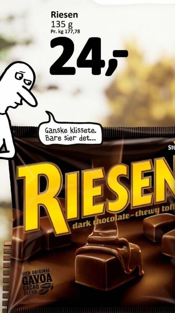 Normal Riesen 135 g tilbud
