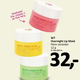 Normal W7 Overnight Lip Mask tilbud