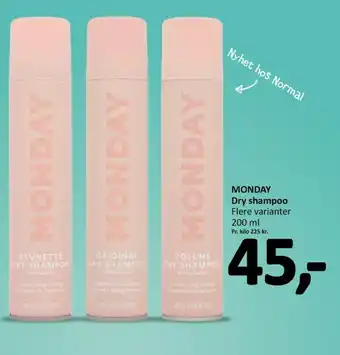 MONDAY Dry shampoo