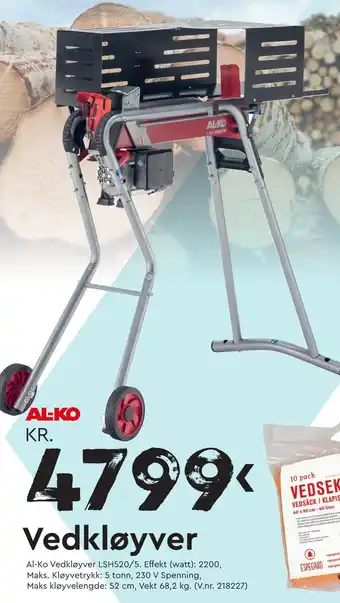 Mekk Vedkløyver tilbud