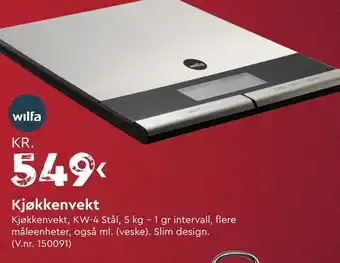 Mekk Kjøkkenvekt tilbud