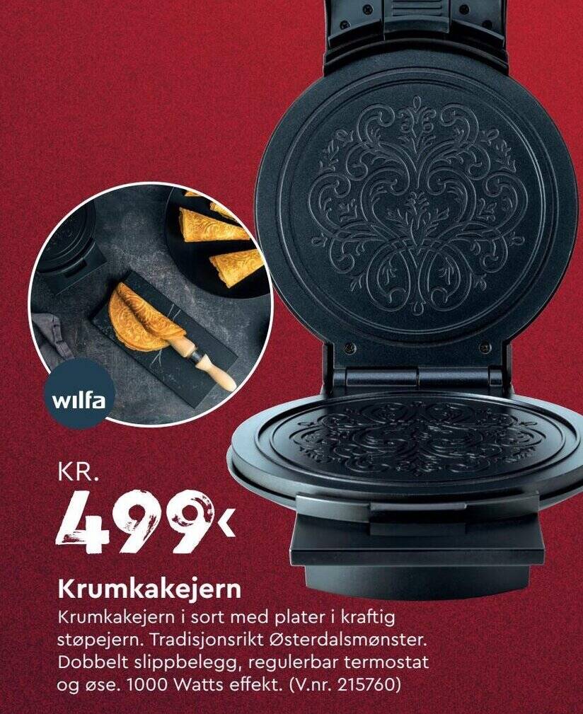 Mekk Krumkakejern tilbud