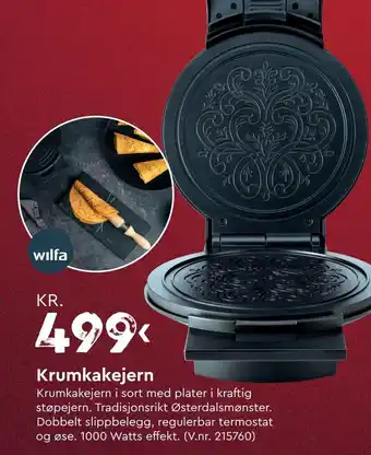Mekk Krumkakejern tilbud