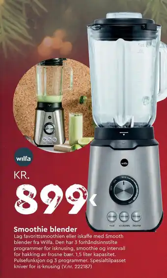 Mekk Smoothie blender tilbud