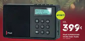Mekk Pinell SUPERSOUND MICRO DAB+ Radio tilbud