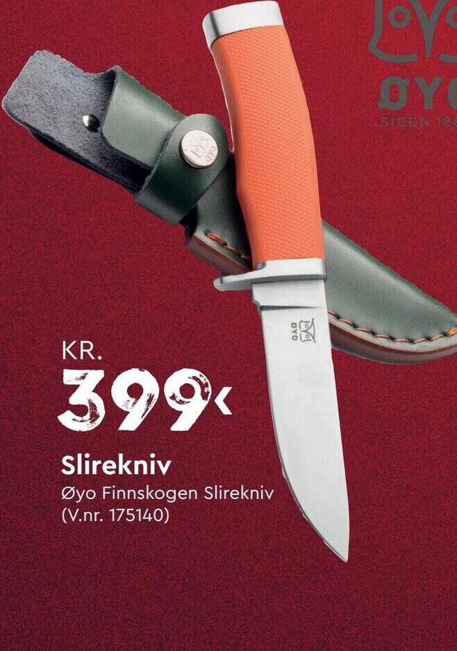 Mekk Slirekniv tilbud