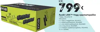 Mekk Ryobi LINKTM Vegg oppstartspakke tilbud