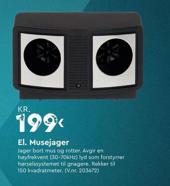 Mekk El. Musejager tilbud