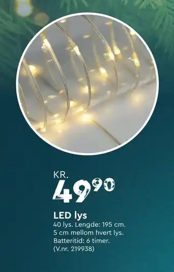 Mekk LED lys tilbud