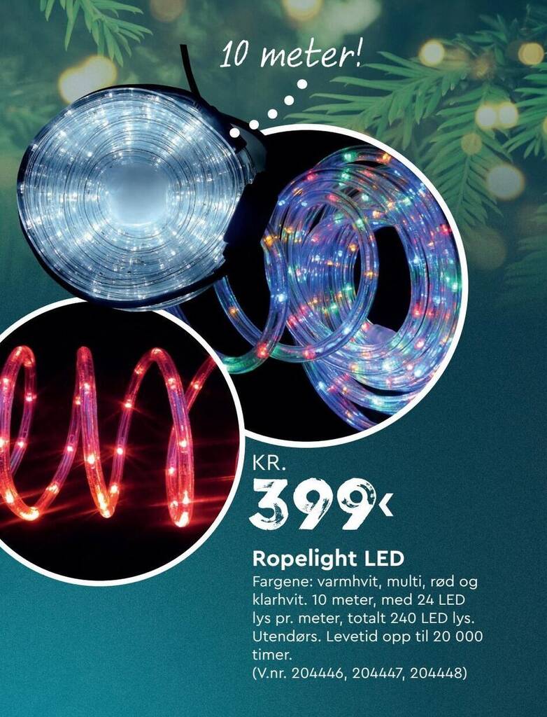 Mekk Ropelight LED tilbud
