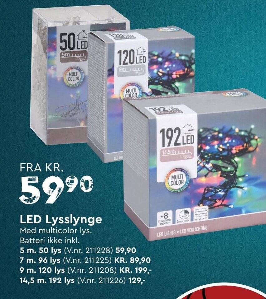 Mekk LED Lysslynge tilbud