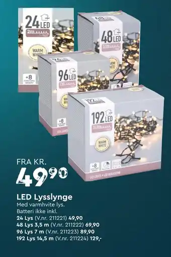 Mekk LED Lysslynge tilbud