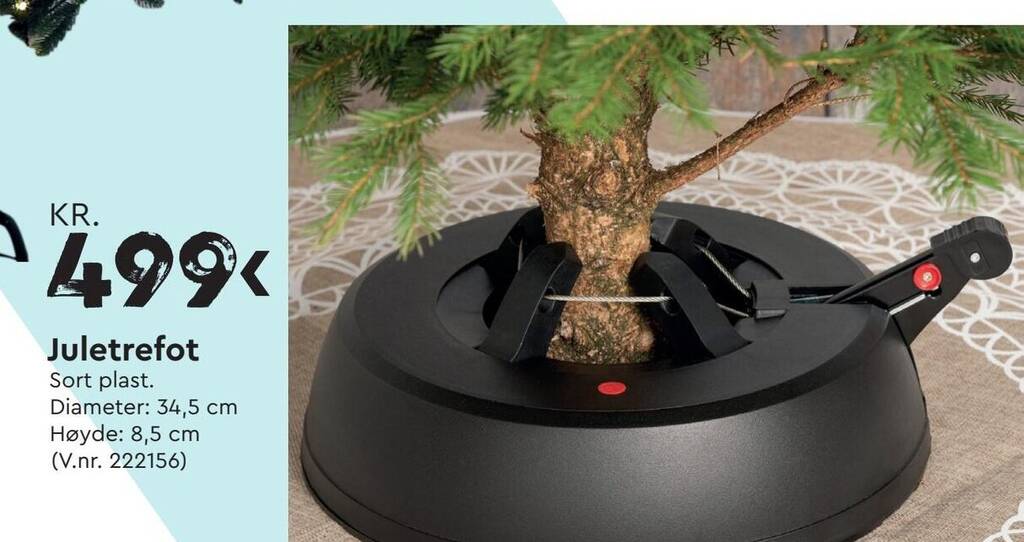 Mekk Juletrefot tilbud