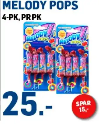 Price Lagerbutikk MELODY POPS tilbud