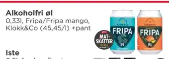Meny Alkoholfri øl tilbud