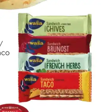 Meny Wasa sandwich tilbud