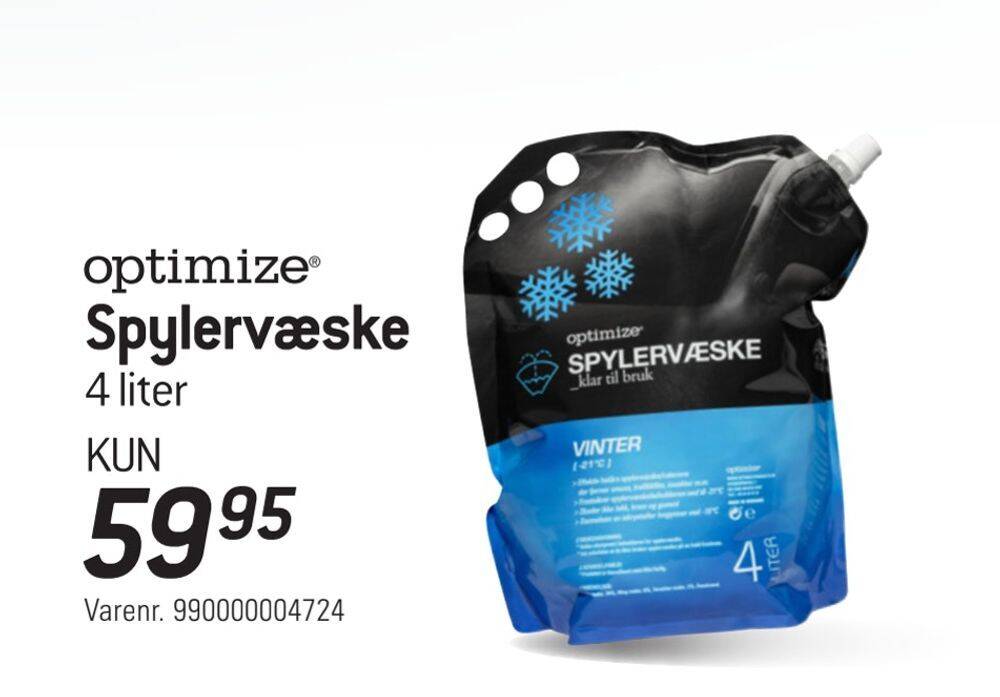 Thansen Spylervæske tilbud