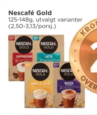 Meny Nescafé gold tilbud