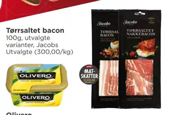 Meny Tørrsaltet bacon tilbud